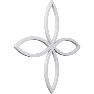 Endurathane Everett Ceiling Tile, 23 5/8"H x 23 5/8"W x 1"P, Factory Primed
