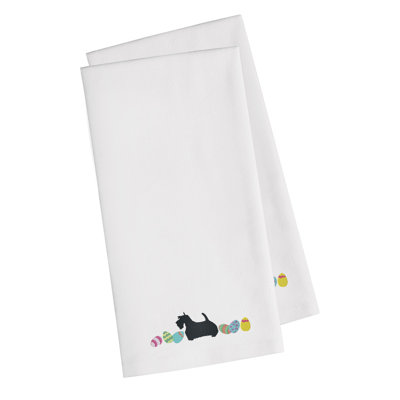 Cotton Embroidered Tea Towel Kitchen Towel