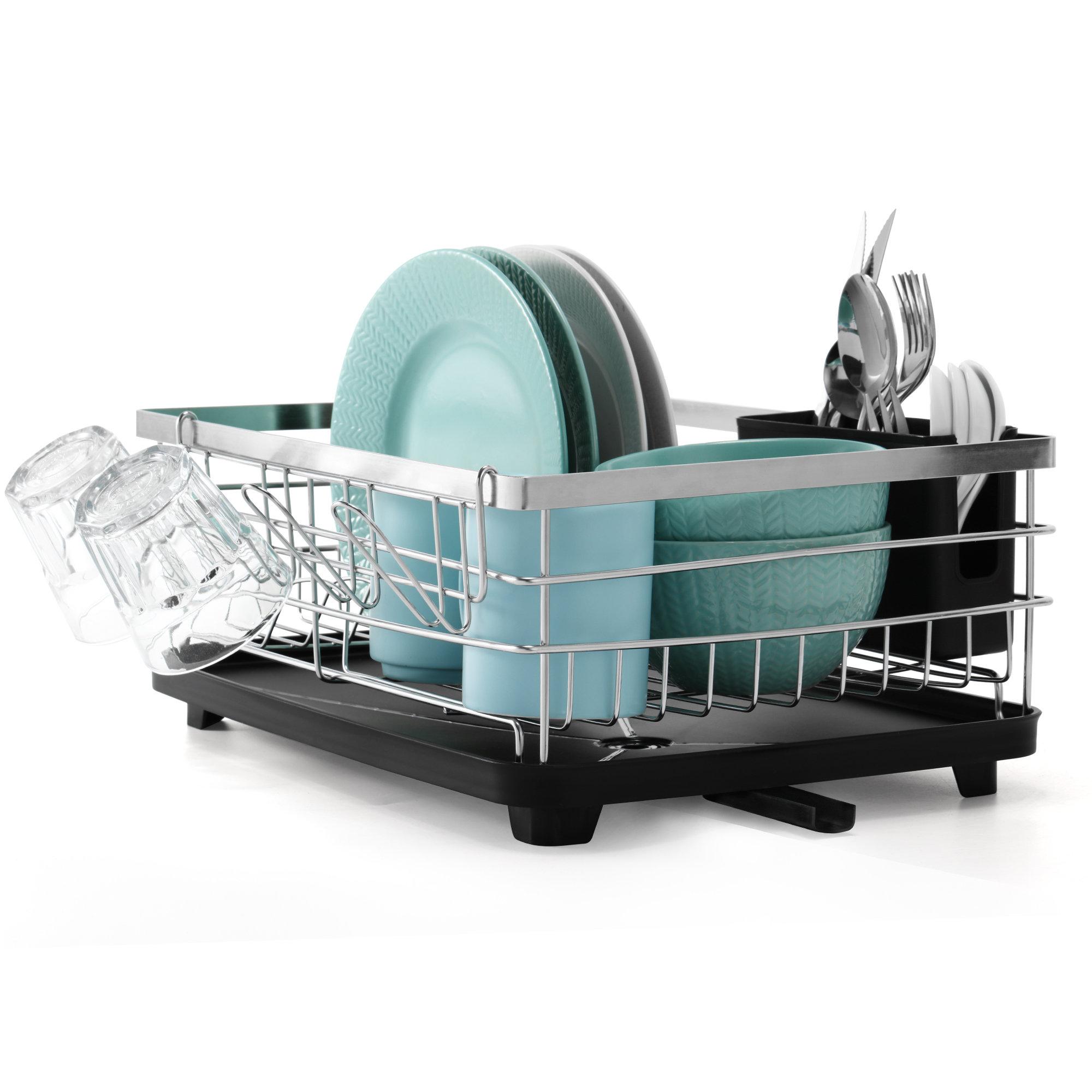 CELLPAK Dish Drying Rack, Dish Drainer With Utensil Holder and Removable Drainer  Tray & Reviews