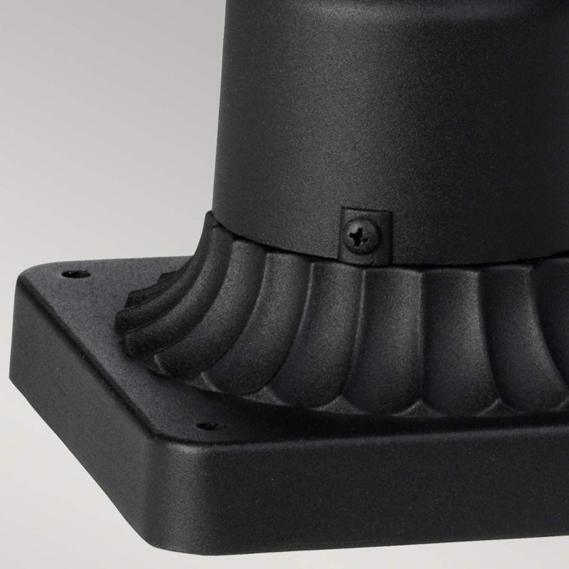 Tilda Mirrored Pier Mount Light, Black