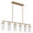 Gianna 6-Light Bronze Gold Island Light