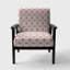 Adrit - Fauteuil rembourré Mid-Century