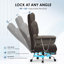 Ergonomic High Back Executive Office Chair with Retractable Footrest, Lumbar Support and Adjustable Height-1010495787-1029332544
