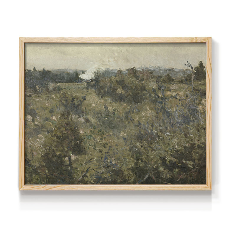 Paysages rétro-DCXLI - reproduction encadrée, Naturel, H 11 po x l 14 po