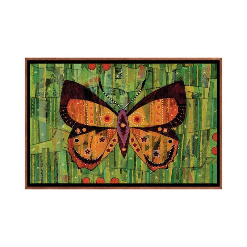 Apollo Jewel Butterfly, 101.6 cm H x 152.4 cm W x 4.445 cm D, Classic Wood