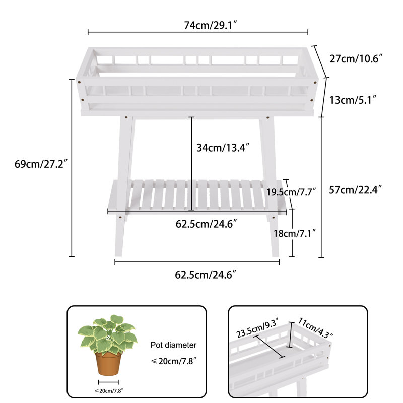 Shanelle Weather Resistant Plant Stand