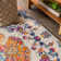 Lathan Bohemian FLAIR Boho Vintage Medallion Blue/Multi Rug