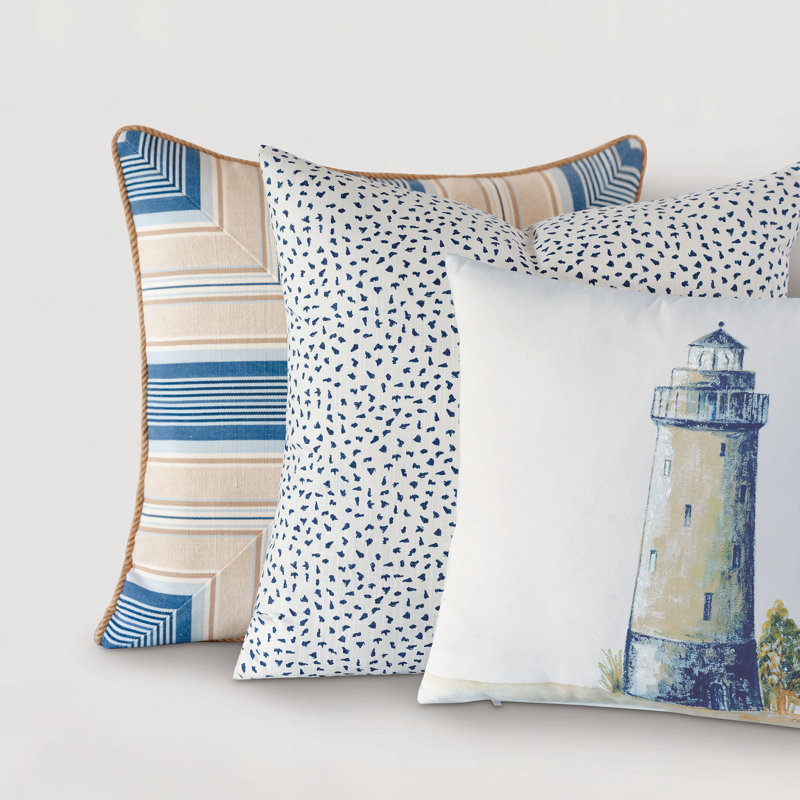 Housse et insert de coussin en coton Maude
