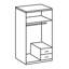 Dmani 2 Door Manufactured Wood Wardrobe
