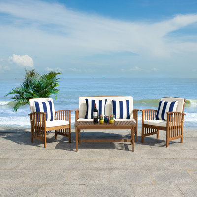 Sithal 4 - Person Patio Conversation Set with Cushions