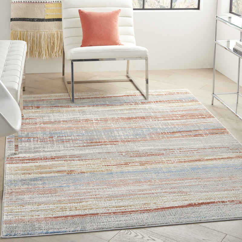 Savigne Abstract Indoor Rug, Rectangle 4' x 6'