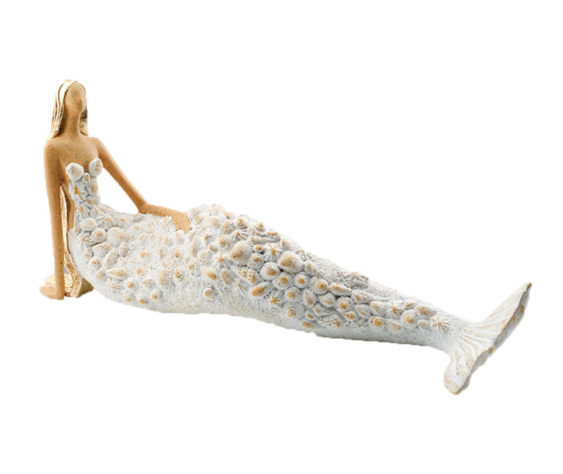 Figurine Cilley Mermaid, Noir / or