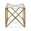 Glass Top Sled End Table-550277873