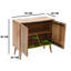 Cronius Solid Wood 2 - Door Rectangle Accent Cabinet