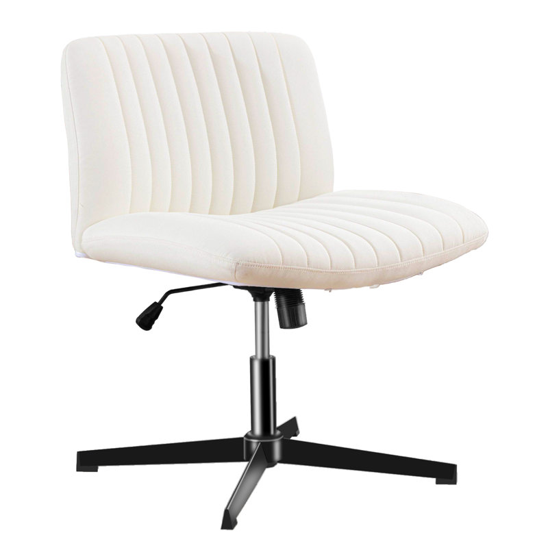 Fauteuil de bureau 25 po, Crème