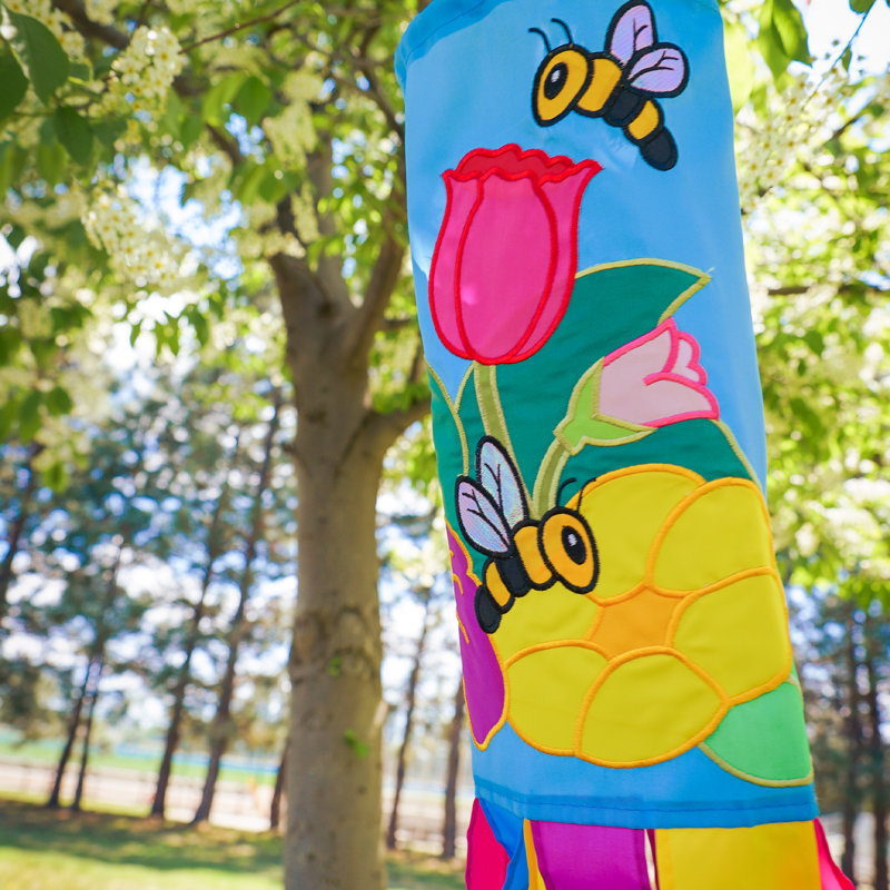 Manche à fleurs 40 "Floral Bee