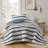 2-Piece Twin/Twin XL Yarn-dyed striped comforter-130041632