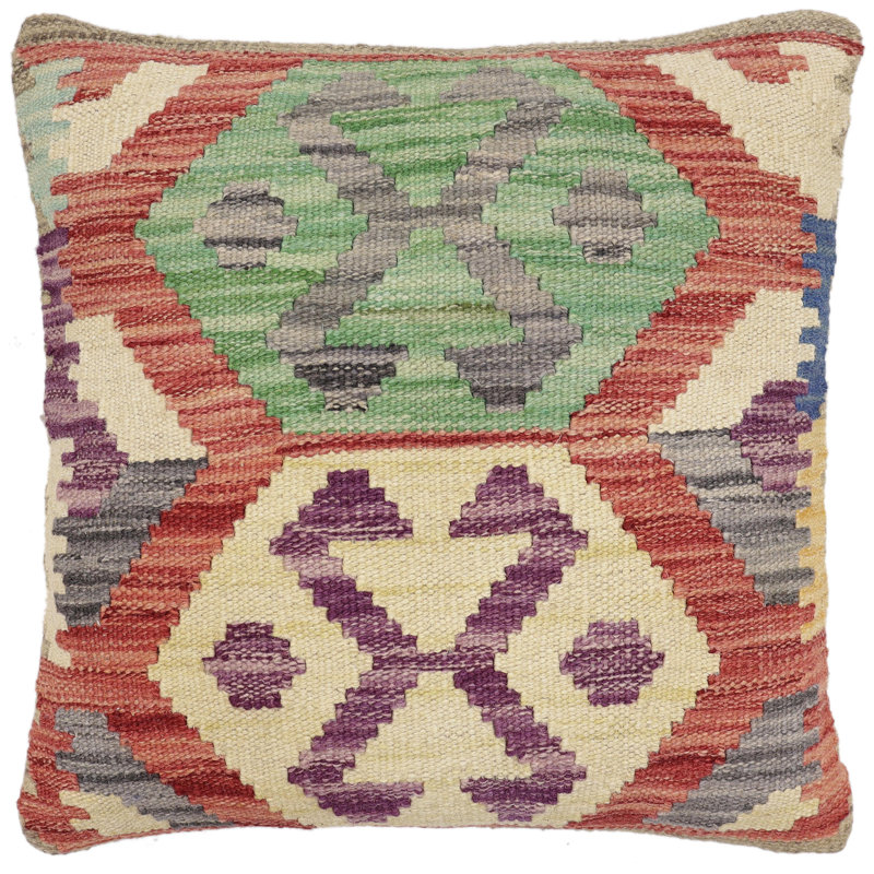 Housse et insert de coussin carré 100% laine