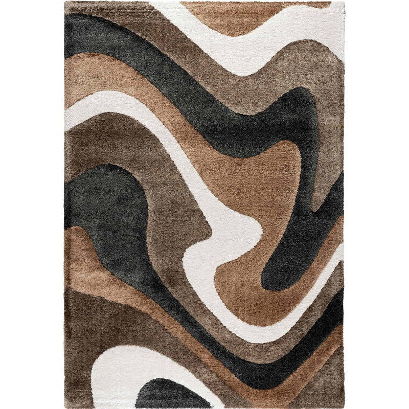 Abstract Area Rug, Rectangle 133 x 195 cm
