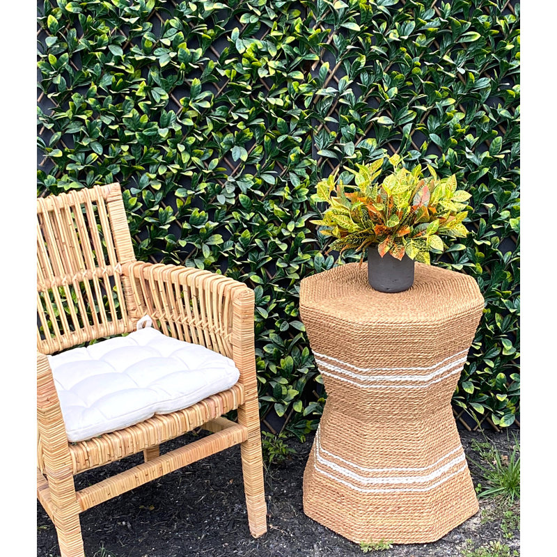Kamila Faux Croton Plant in Pot, 13" H x 16" W x 16" D