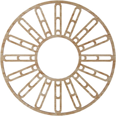 Médaillon de plafond en bois Hale