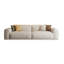 Causeuse-coussin modulaire 100% polyester crème