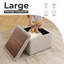 Repose-pieds cubique avec rangement, repose-pieds multifonctionnel, beige-510085695-510085668