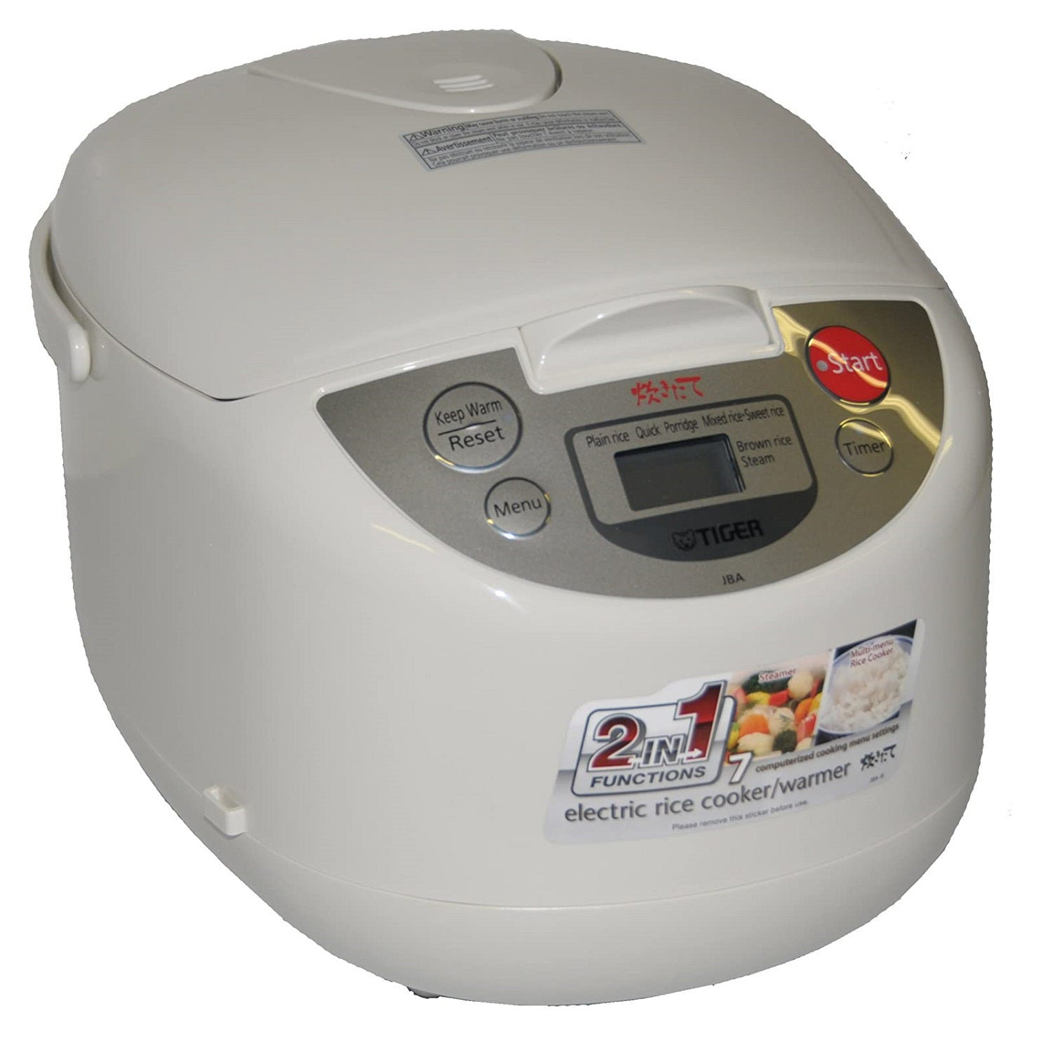 Tiger 2In1 Functions Rice Cooker / Warmer JbaB18U (Refurbished