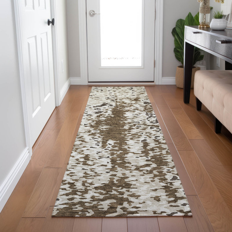 Tapis antidérapant Aleg, Tapis de couloir 2 pi 3 po x 7 pi 6 po