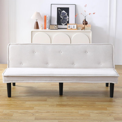 The corduroy sofa bed can be flexibly adapted to living rooms flats and bedrooms and can be switched between two comfortable formats The corduroy sofa bed can be flexibly adapted to living rooms flats and bedrooms and can be switched between two comfortable formats