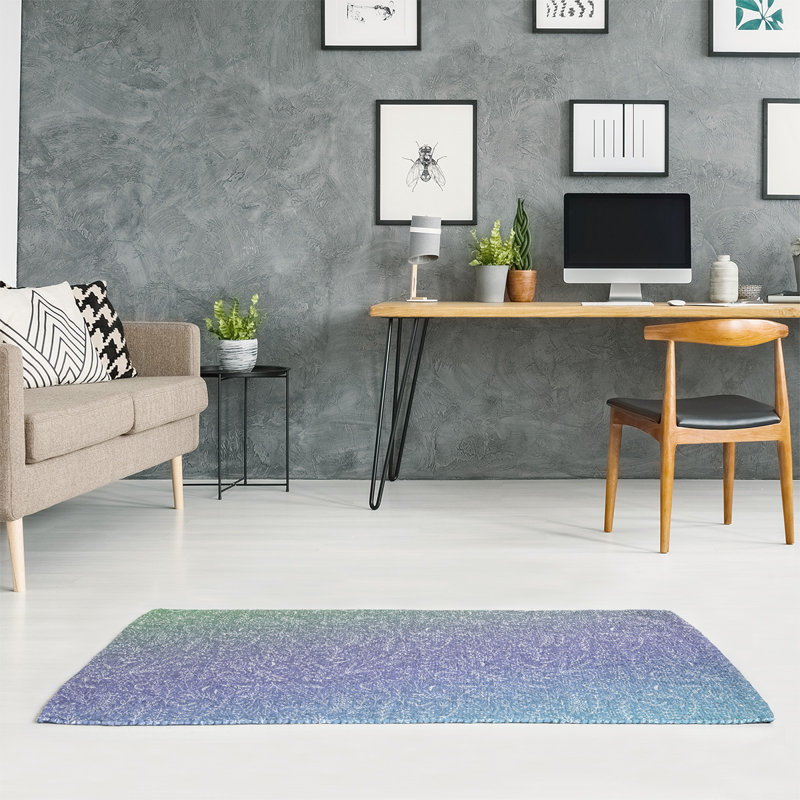 Chenille Floral Indoor Rug, Rectangle 4' x 6'