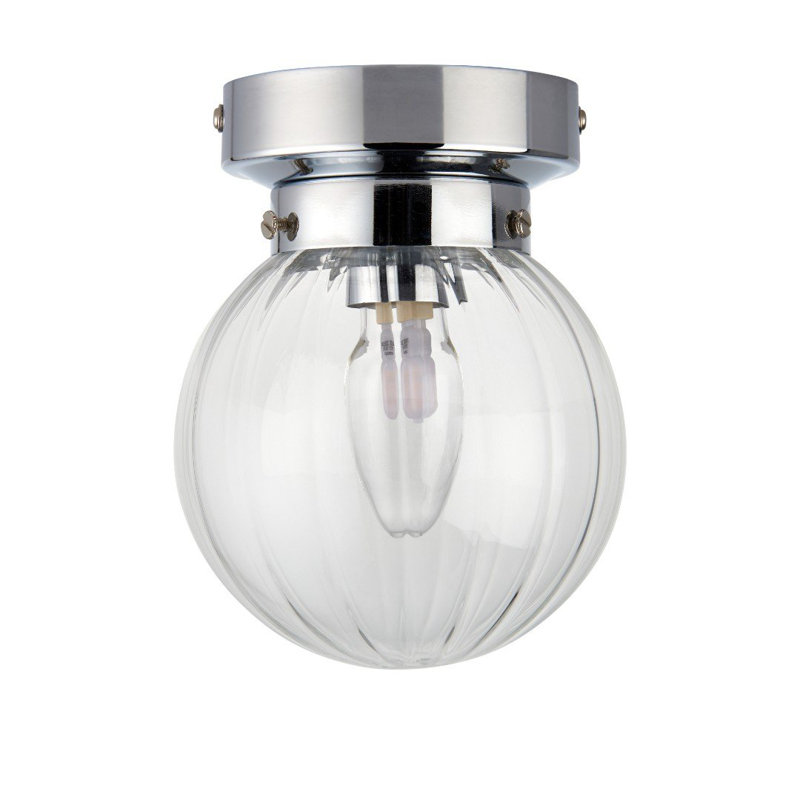 Britnie Glass Flush Mount