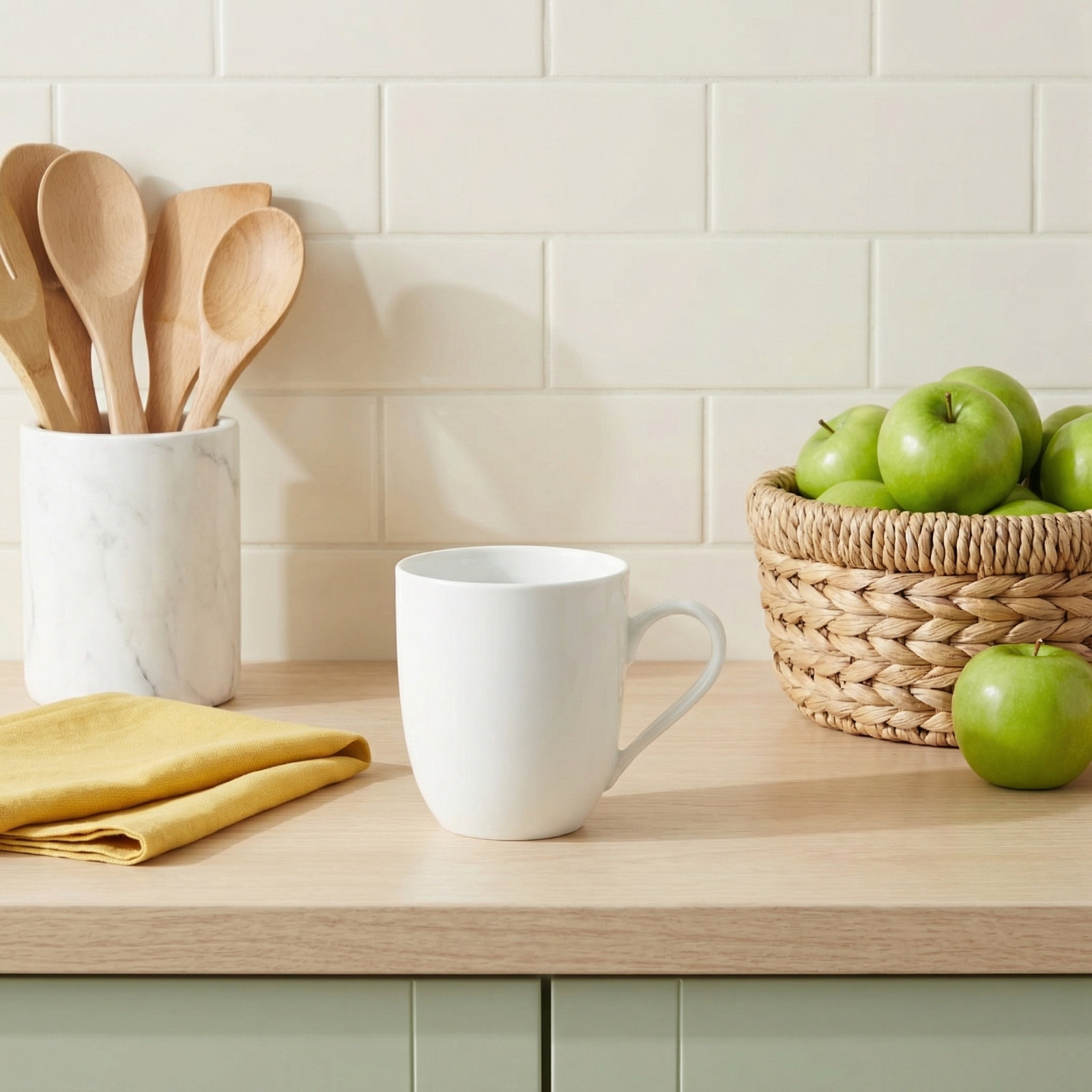 Everyday White Porcelain Mug