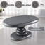 Table de bout grise ultrabrillante