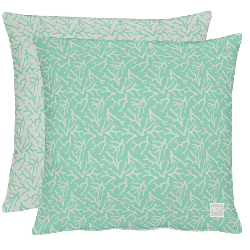 Square Cushion, Green