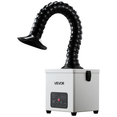 Solder Fume Extractor, 3-Stage Filtration Soldering Smoke Absorber with 180 m³/h Strong Suction & 3-Level Airflow, Compact Desktop Brushless Smoke Extractor for Soldering DIY Welding