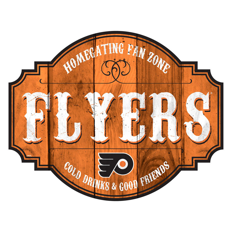 Rustic Entertainment Wall Decor, Philadelphia Flyers