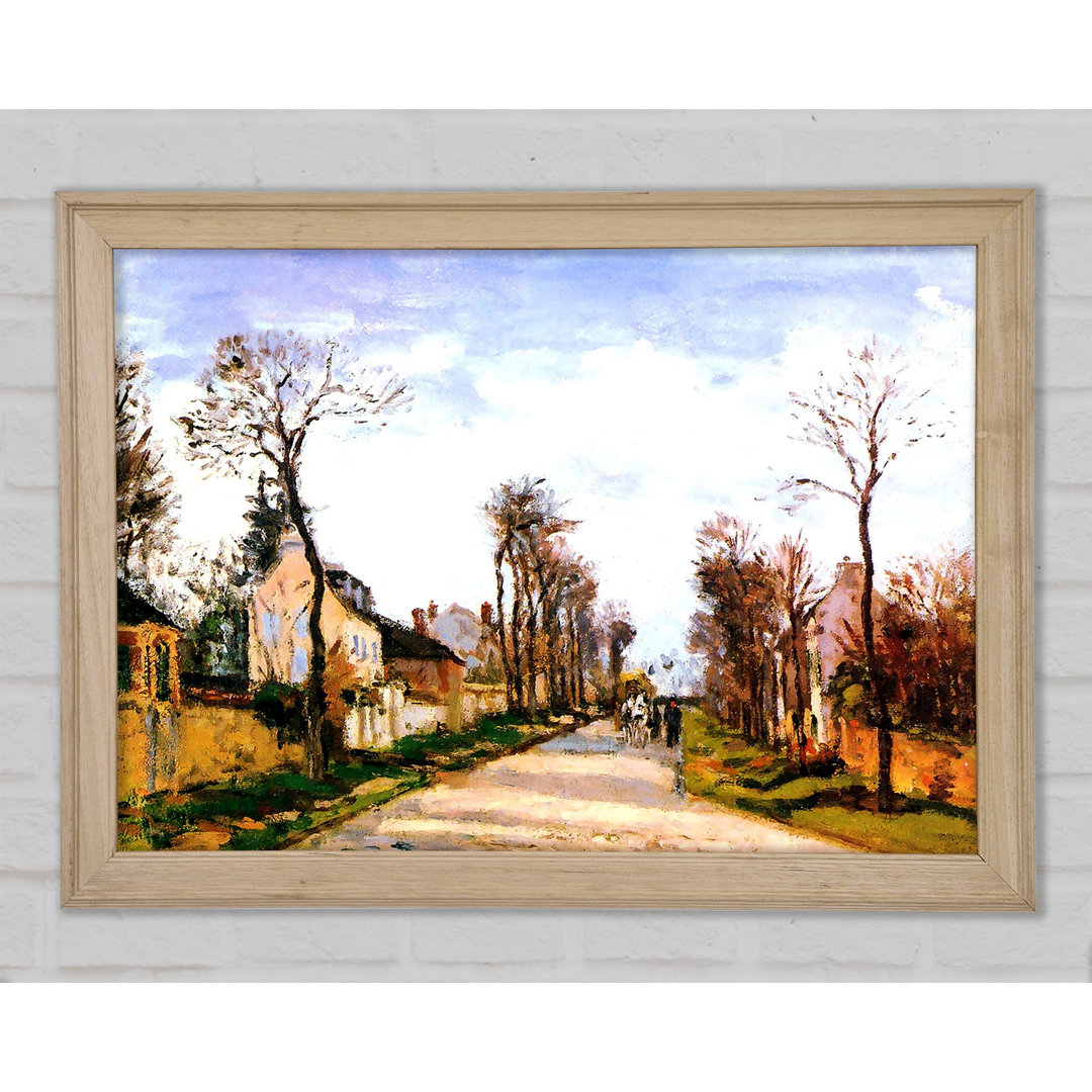 Die Versailler Straße 2 von Pissarro - Einzelne Bilderrahmen Kunstdrucke