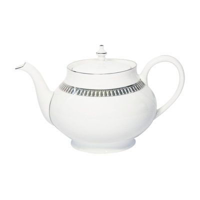 Plumes Porcelain Teapot