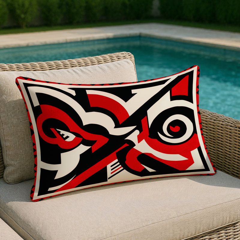 Daring Dagger Indoor And Outdoor Pillow, Rectangle 20"H x 14"W