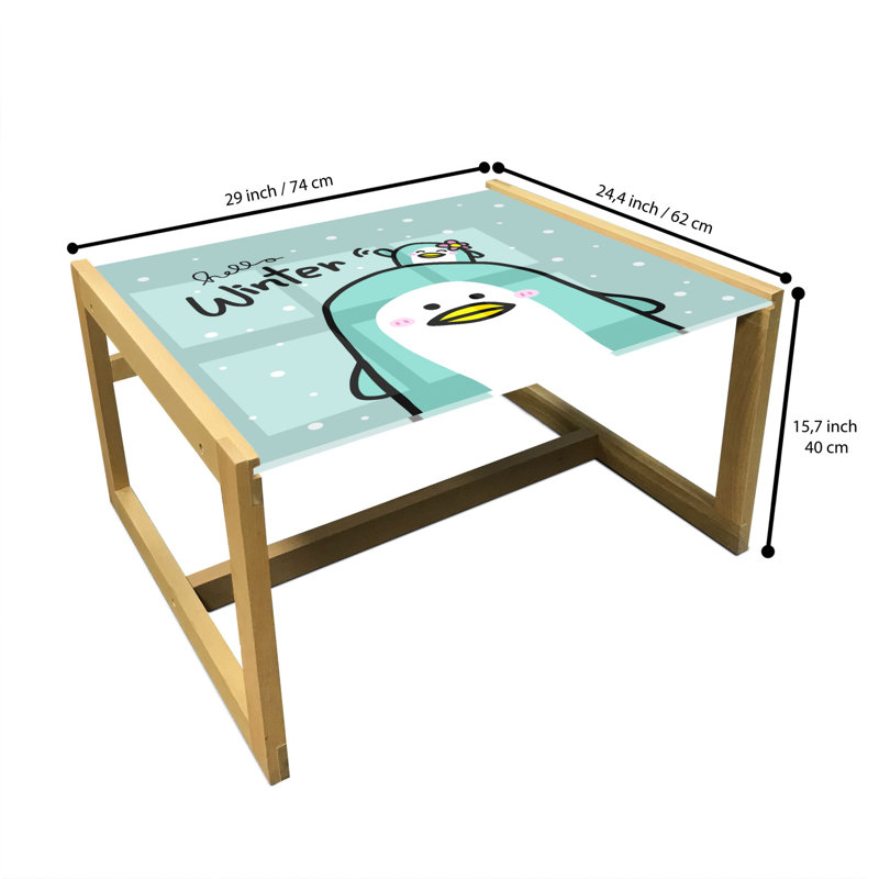 Jamanda Sled Coffee Table, 62cm H x 74cm W x 40cm D