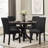 Modern Faux Leather Waterproof Upholstered Dining Chair-117692481