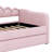Velvet Upholstery Daybed With Trundle & LED Light, Trundle Can Be Flat Or Erected-351641187