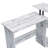 Levi Antique White & Black Finish Writing Desk (Not Including Office Chair)-1537831444