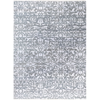 Overdyed One-of-a-Kind 9' 0" X 12' 2" Hand Knotted Area Rug