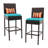 Iliff Polyethylene (PE) Wicker Outdoor 30.5'' Bar Stool with Cushion-1015736308-991151032