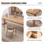 Table de conférence 70,87 "moderne et minimaliste en bois massif au fini naturel-1994092911
