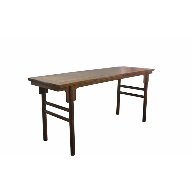 75" Long Antique Chinese Painting Table