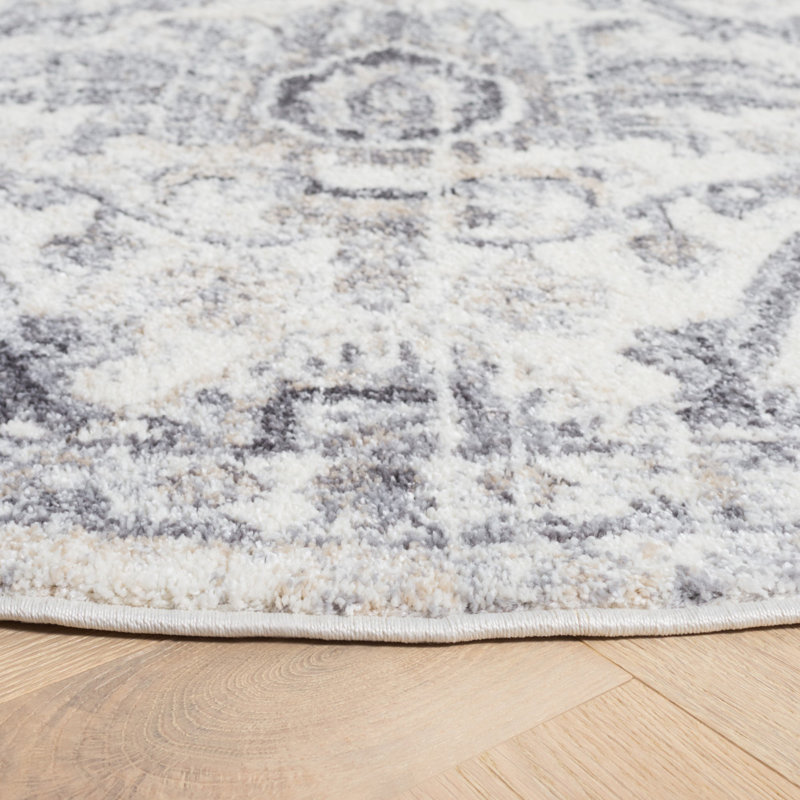 Hanka Performance Oriental Rug, Round 6'7"