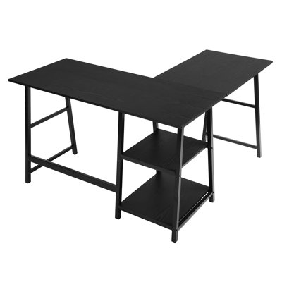 Charge L-Shaped Writing Desk